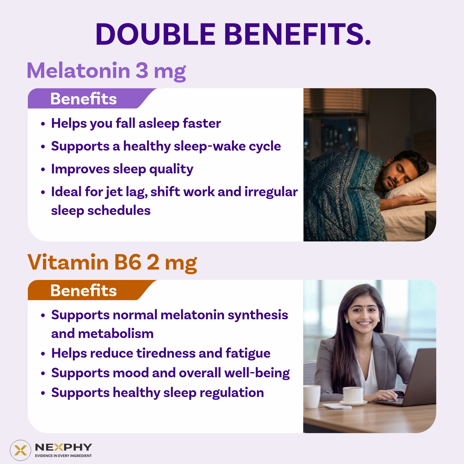 SLEEP M3 (MELATONIN 3 MG + VITAMIN B6) 90 VEG CAPSULES